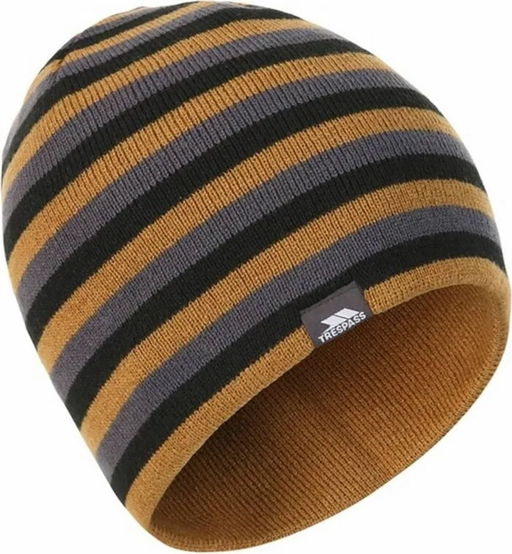 Trespass Trespass Mens Coaker Beanie Hat (Sandstone) - Orange