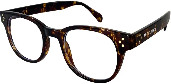 Maui 47mm Round Blue Light Filtering Glasses