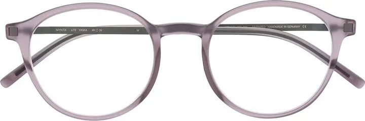 Yaska round frame glasses