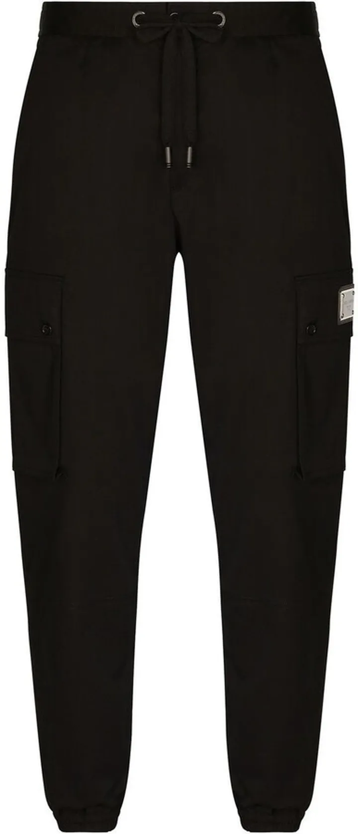 Stretch-Cotton Cargo Track Trousers