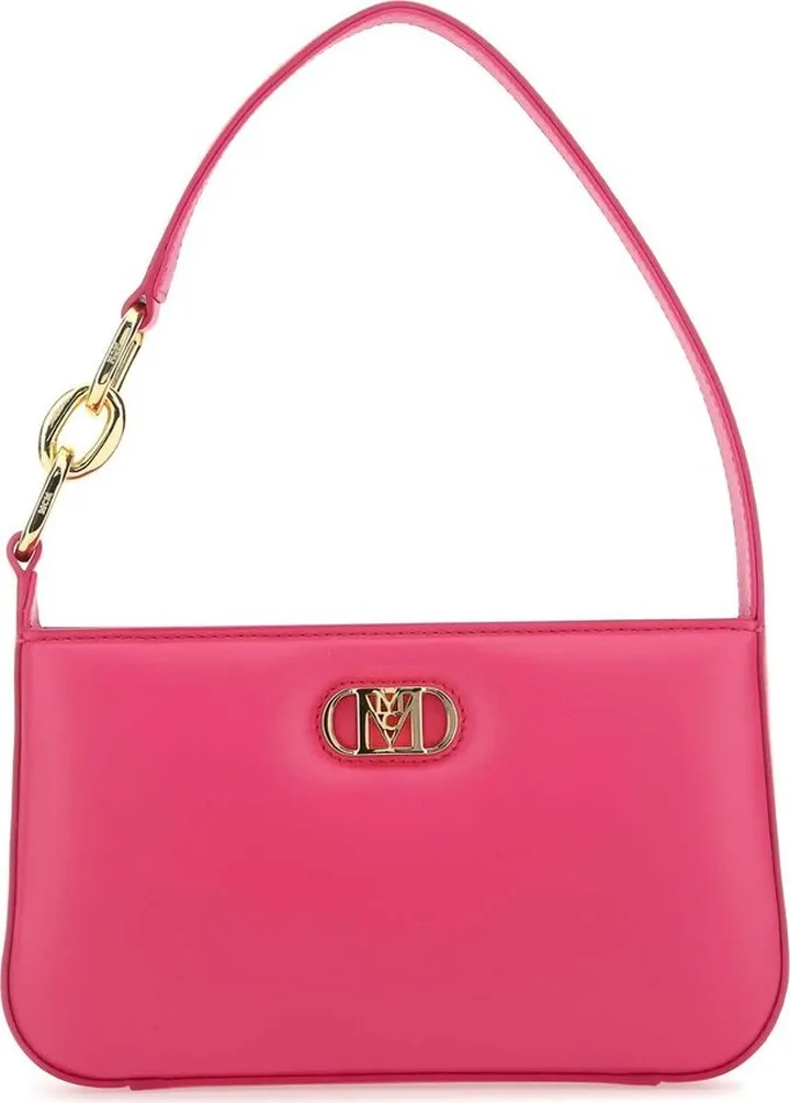 MCM Travia Logo-Plaque Mini Shoulder Bag