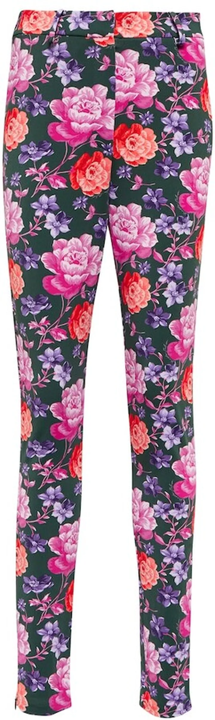 Floral skinny pants