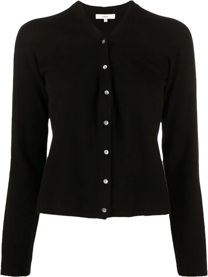 cashmere V-neck cardigan