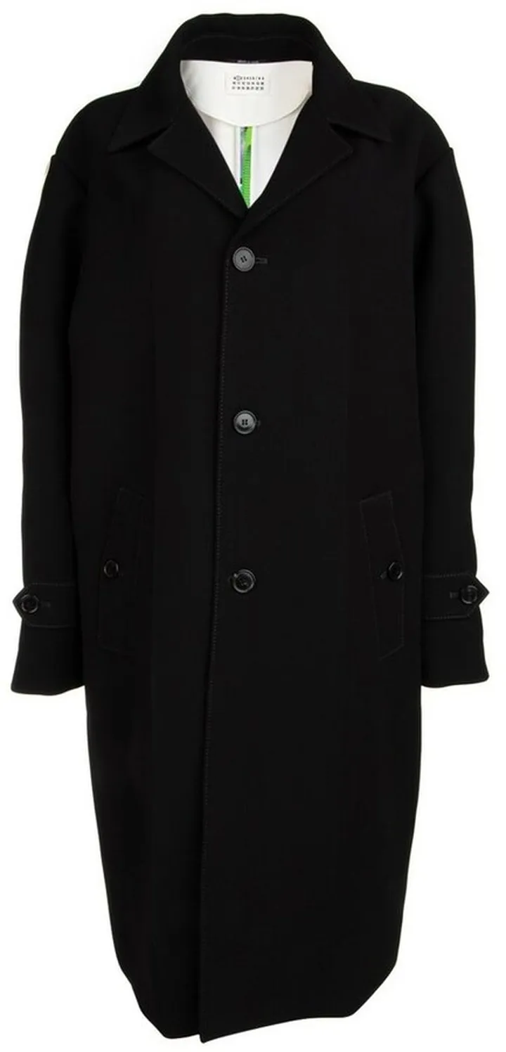 Maison Margiela Contrast Panel Coat