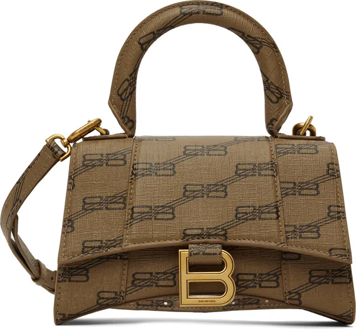 Balenciaga Beige Small Hourglass Bag