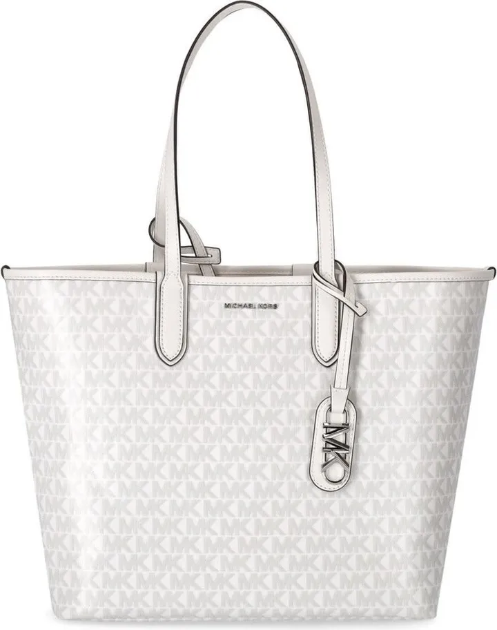 Eliza White Shopping Bag