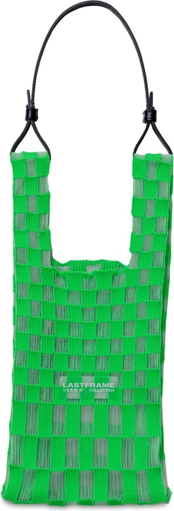Small sheer Ichimatsu market bag