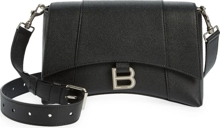 Extra Small Downtown Grained Leather Crossbody Bag