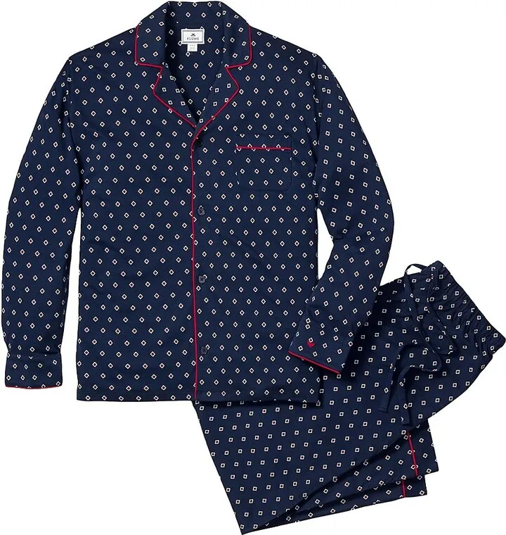 2-Piece Luxe Pima Foulard Pajama Set