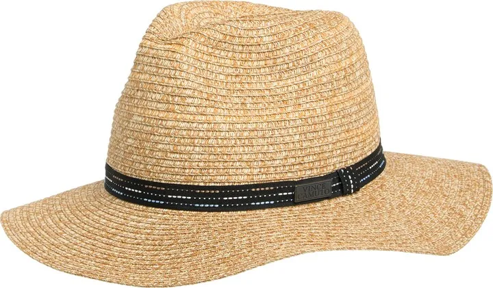 Marled Straw Panama Hat