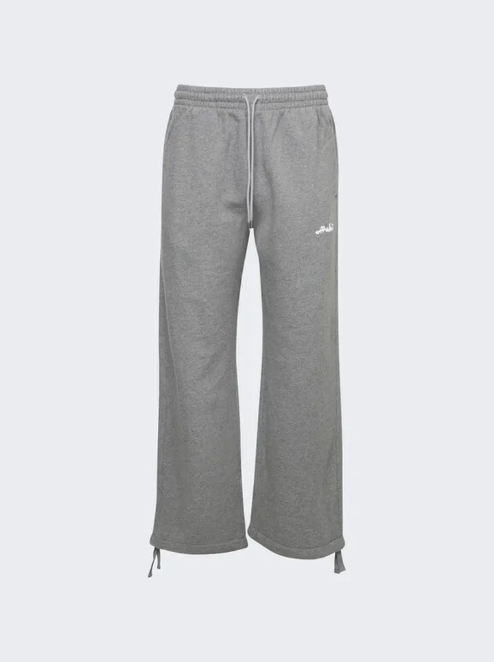 Paint Script Skate Sweatpant Melange Grey