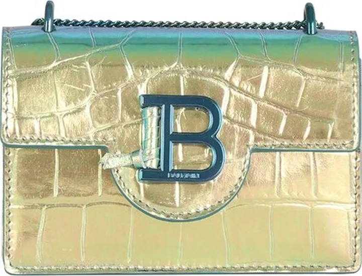 B-Buzz embossed leather mini bag