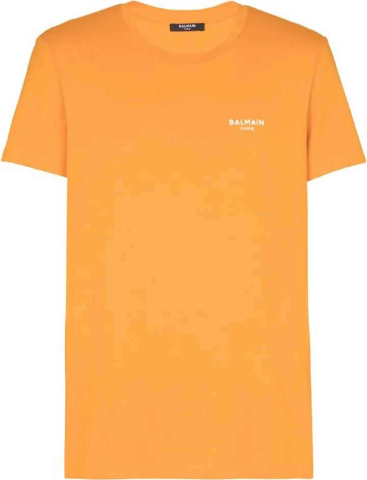 Balmain Flocked Logo T-Shirt