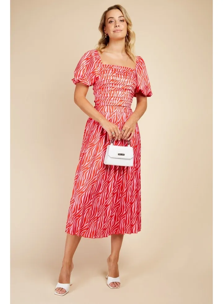 Little Mistress Zebra Print Skirt