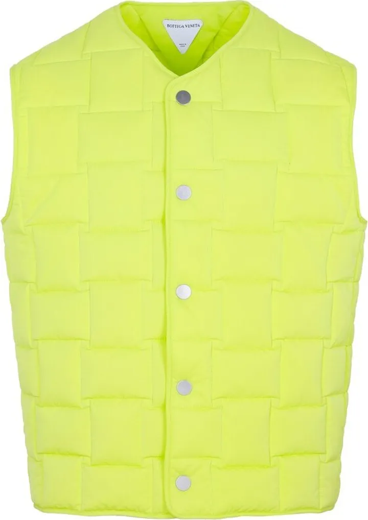Bottega Veneta Buttoned V-Neck Padded Vest