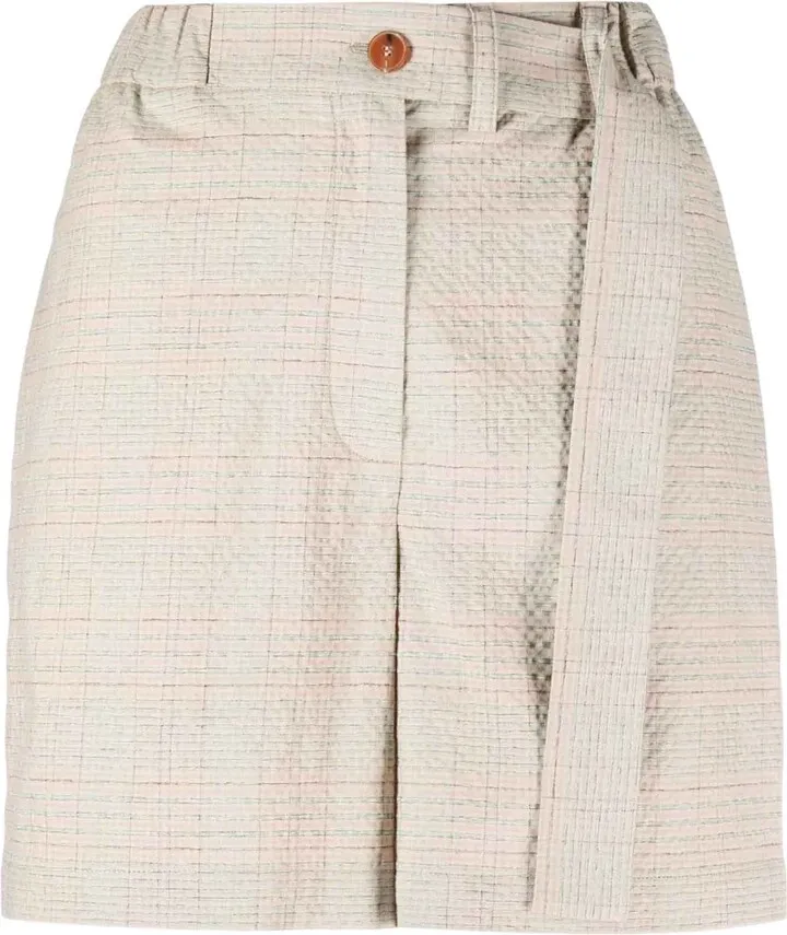 Beige Bermuda Women