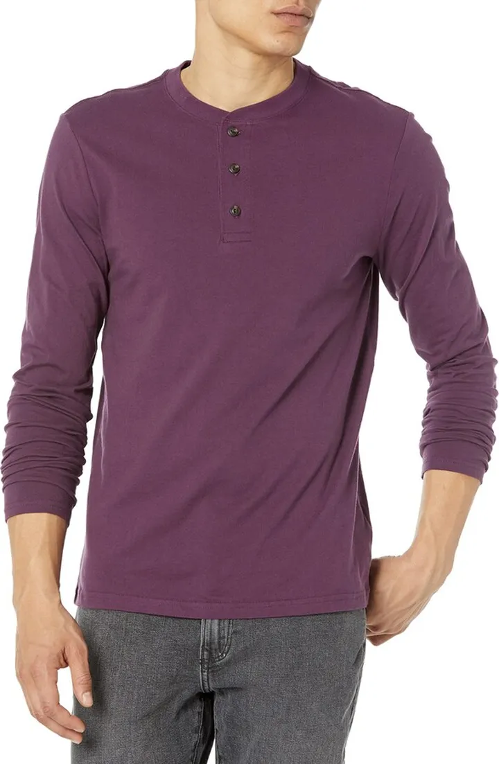GAP Mens Long Sleeve Soft Henley New Off White XXL
