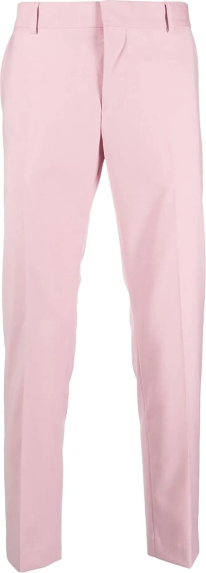 Straight-Leg Pressed-Crease Trousers