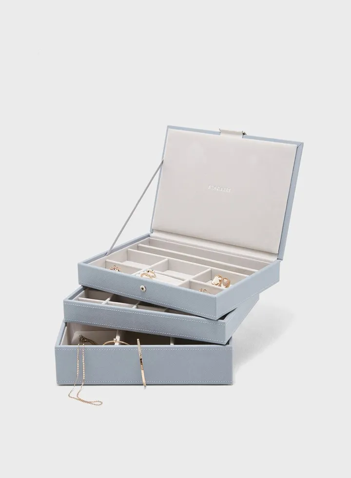 Classic Set Of 3 Stacking Jewellery Box