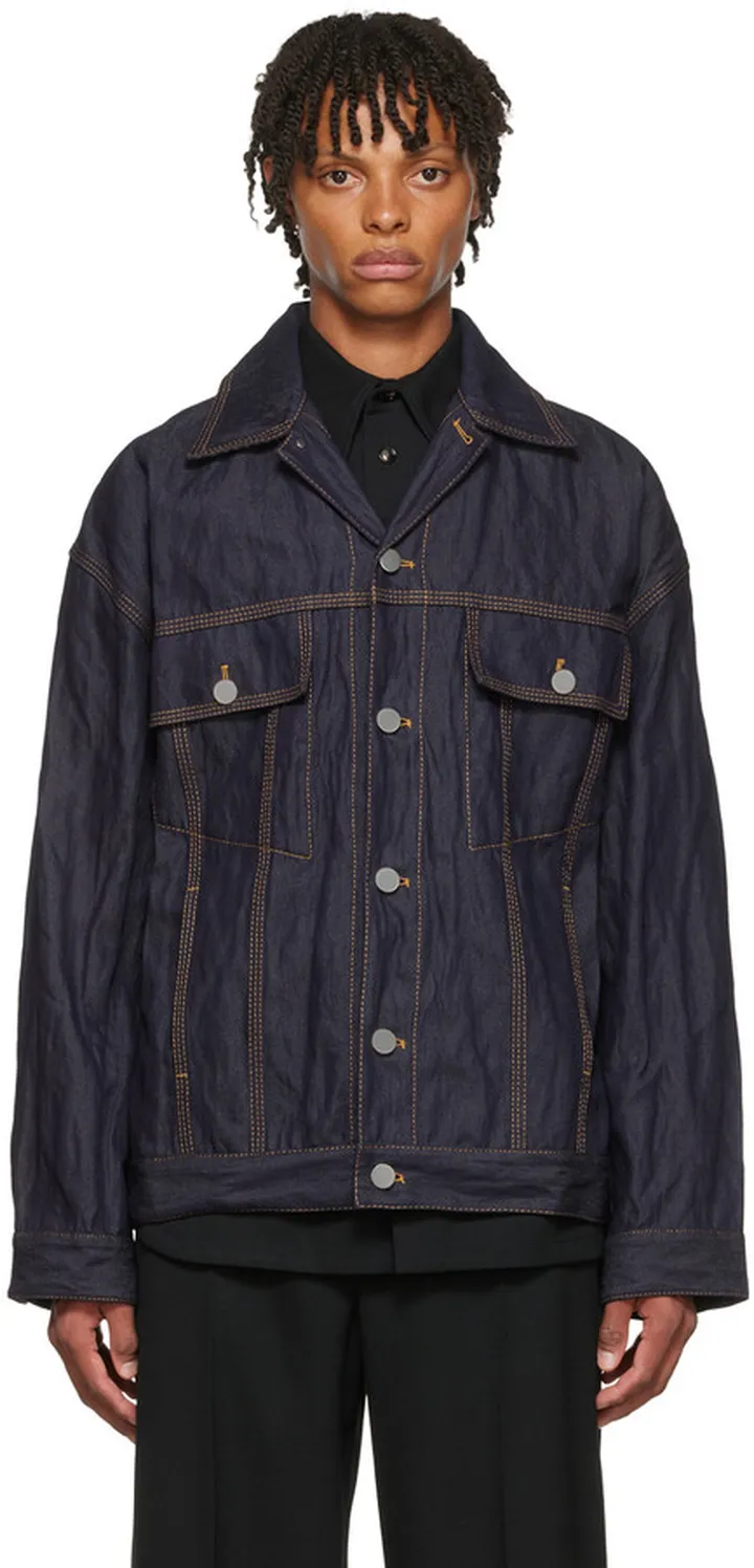 Bottega Veneta Navy Denim Jacket