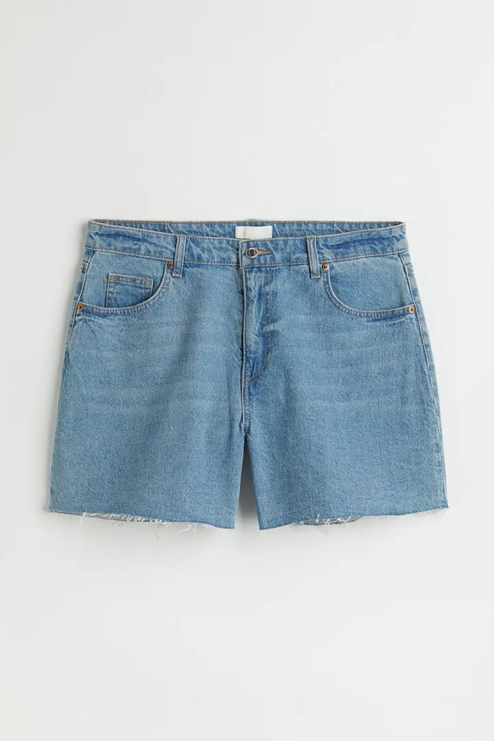 High Waist Denim Shorts