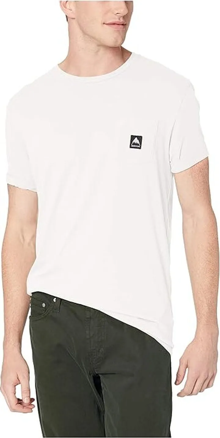 Burton Colfax Short Sleeve T-Shirt (Stout White) Clothing