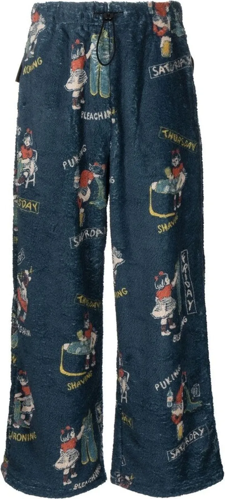 Kountry Calendar Fleece straight-leg pants