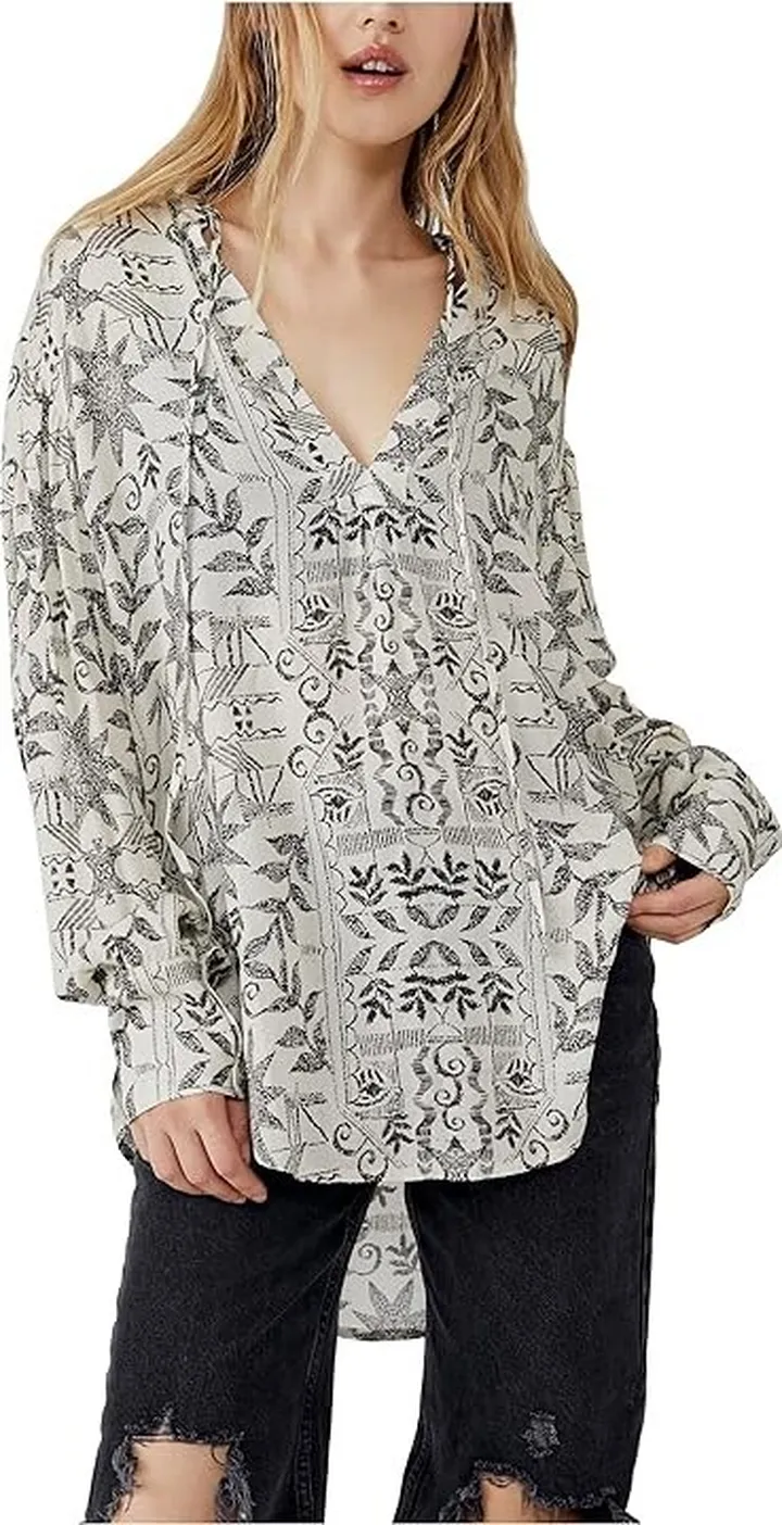 Free People Mia Tunic (Tea Combo) Women's Clothing