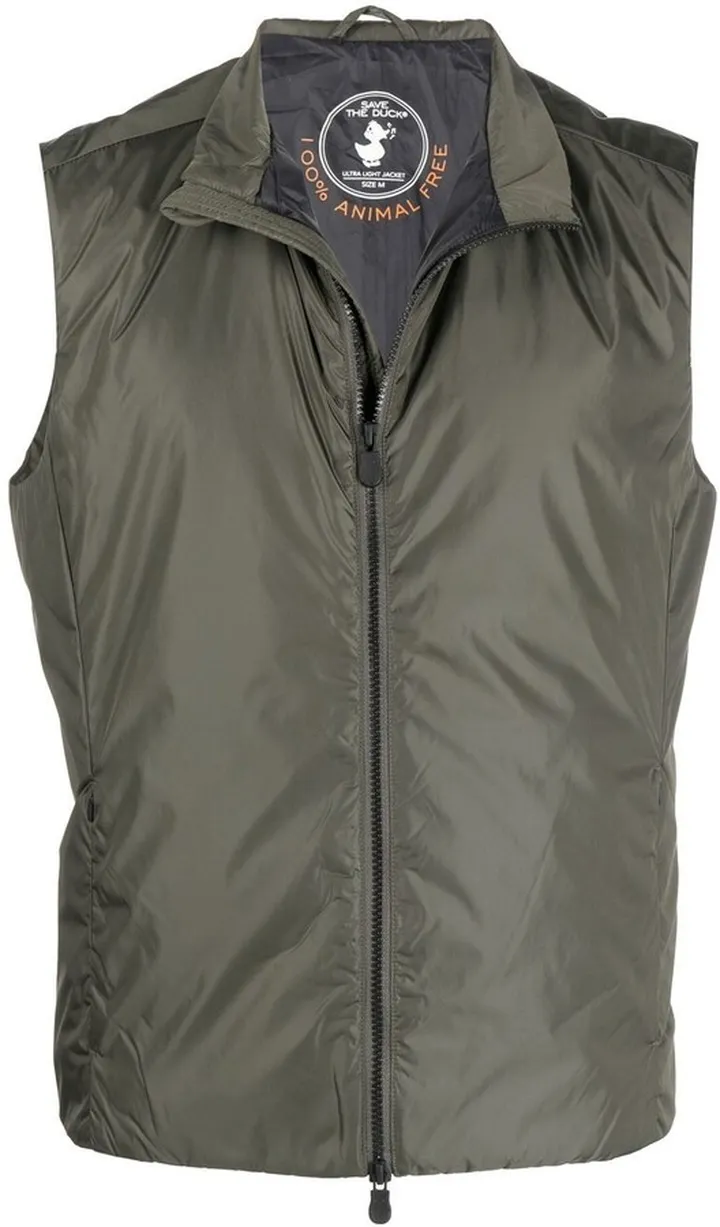 Mega high-neck gilet
