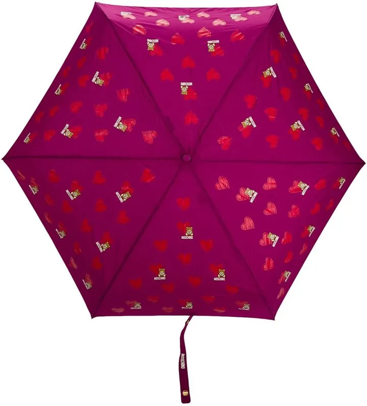 Heart Bear Pattern Umbrella