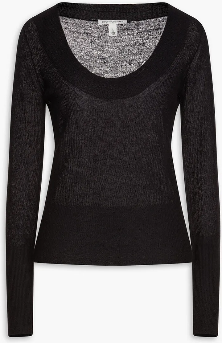 Ribbed cashmere sweater