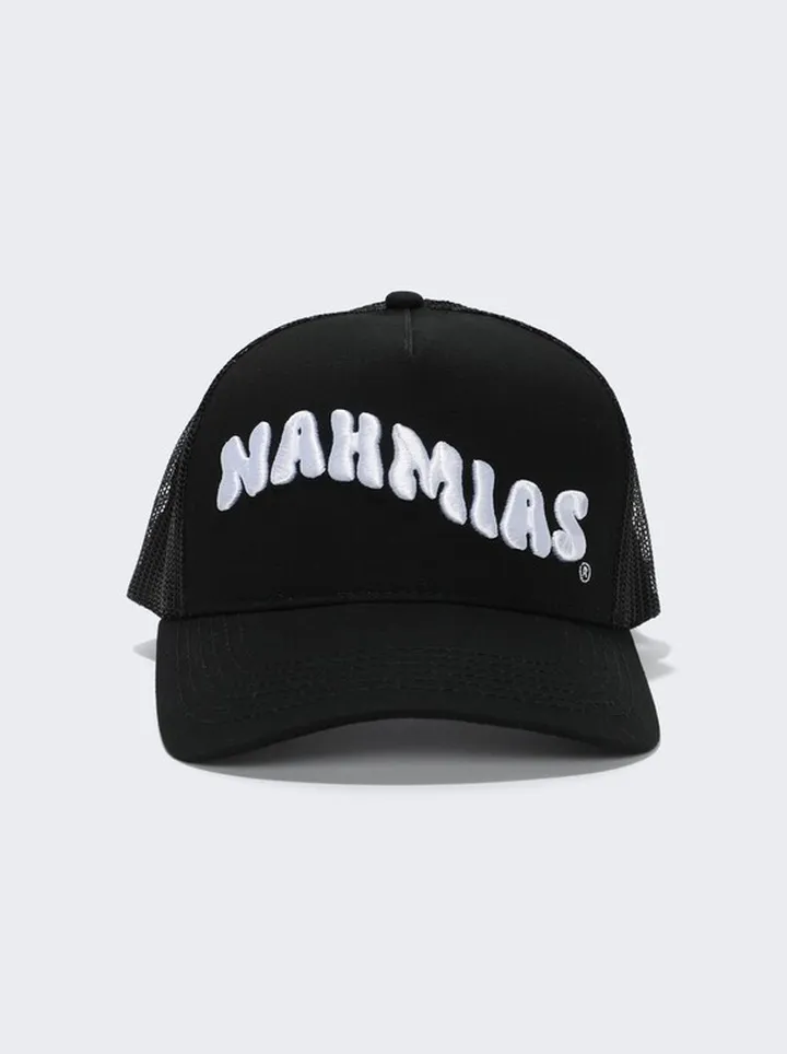 Bubble Wave Trucker Hat Black