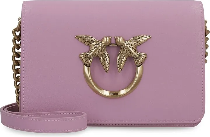 Pinko Love-Click Plaque Mini Shoulder Bag