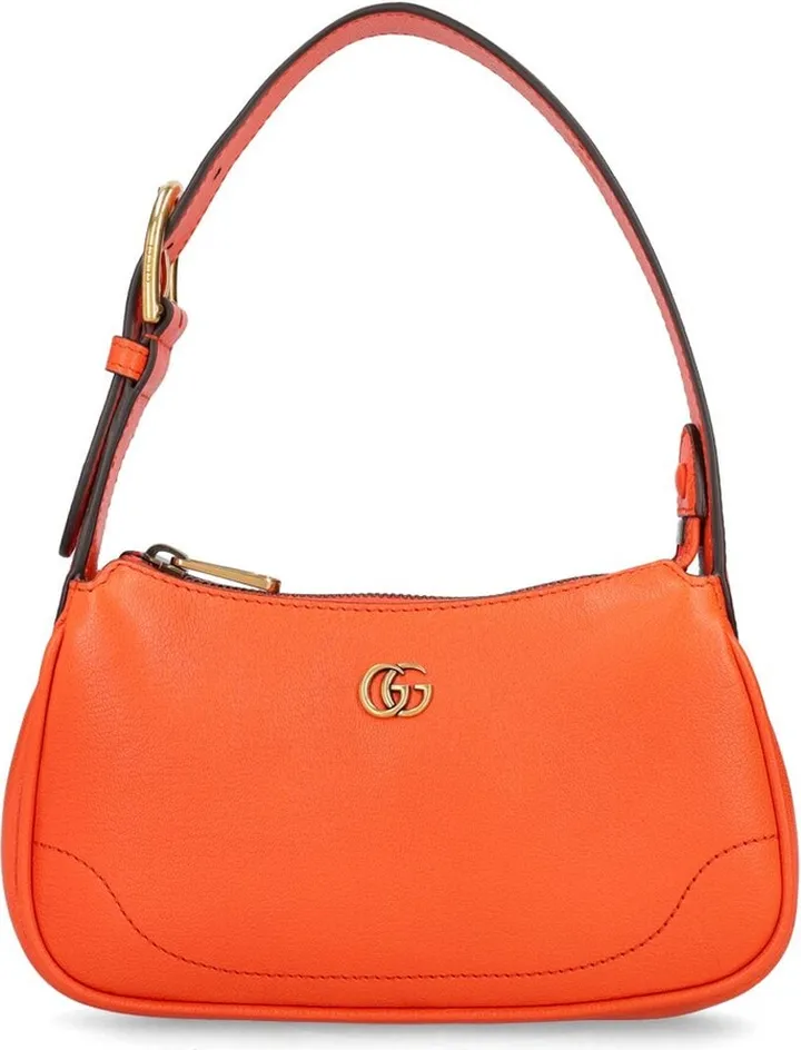 Aphrodite GG leather shoulder bag