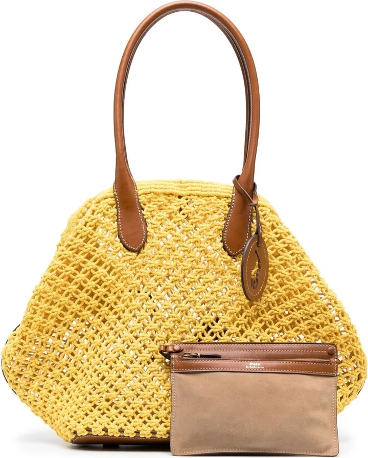 Interwoven-Design Tote Bag
