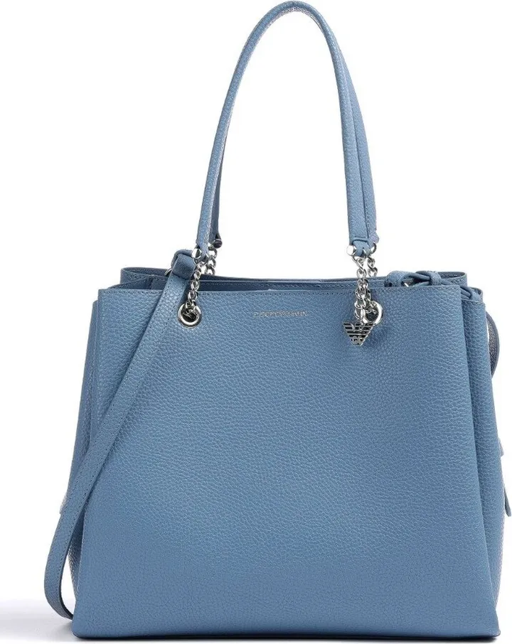 Emporio Armani Logo Plaque Tote Bag