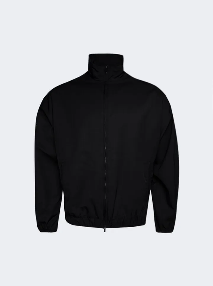 Eternal Wool Nylon Track Jacket Black