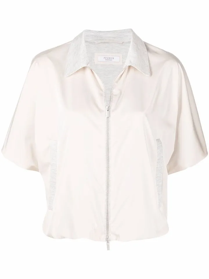 Short-Sleeve Track Jacket