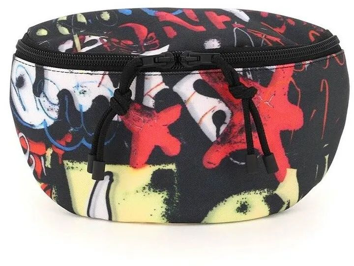 Vetements Graffiti Print Zipped Belt Bag