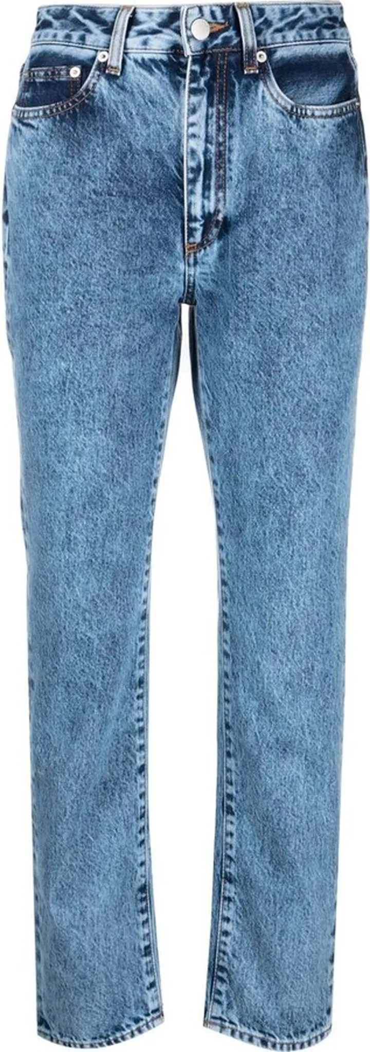 High-Rise Slim-Cut Jeans