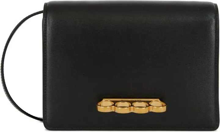 Alexander McQueen Four-Ring Shoulder Bag