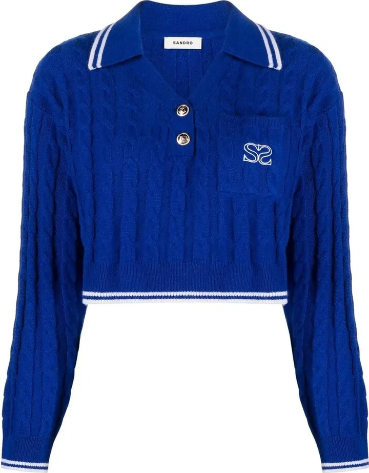 Logo-Embroidered Knit Polo Shirt
