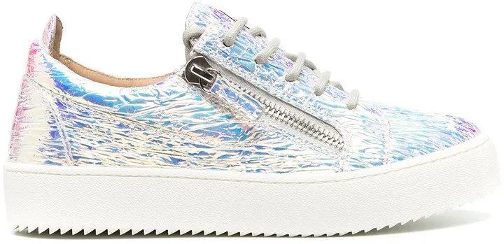 Platform Holographic Effect Sneakers