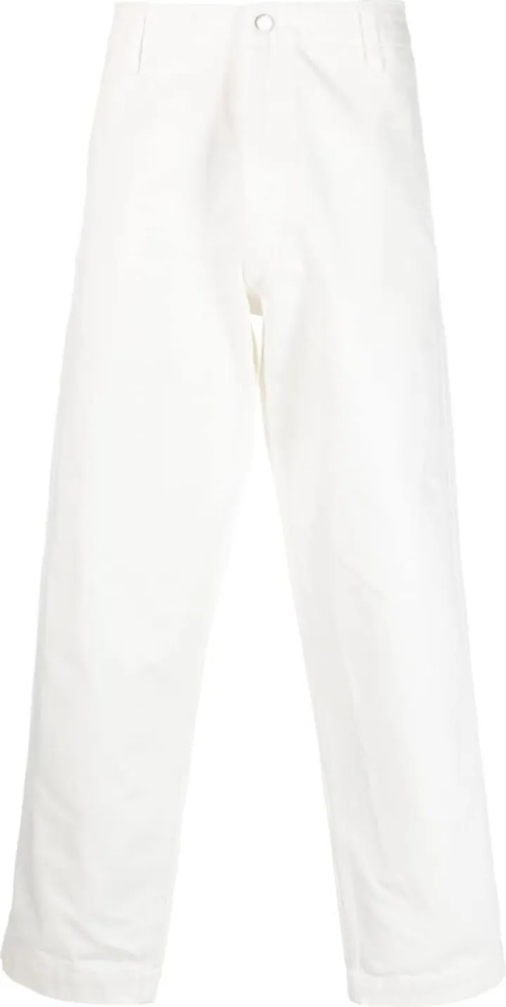 Straight-Leg Cotton Loose-Fit Trousers