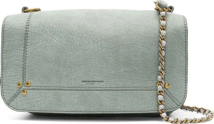 Bobi crocodile-embossed crossbody bag