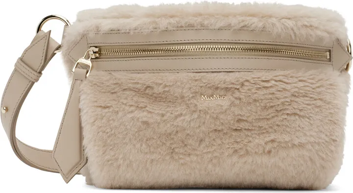 Max Mara Beige Teddy Belt Bag