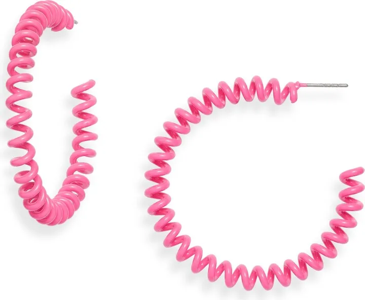 Spiral Hoop Earrings