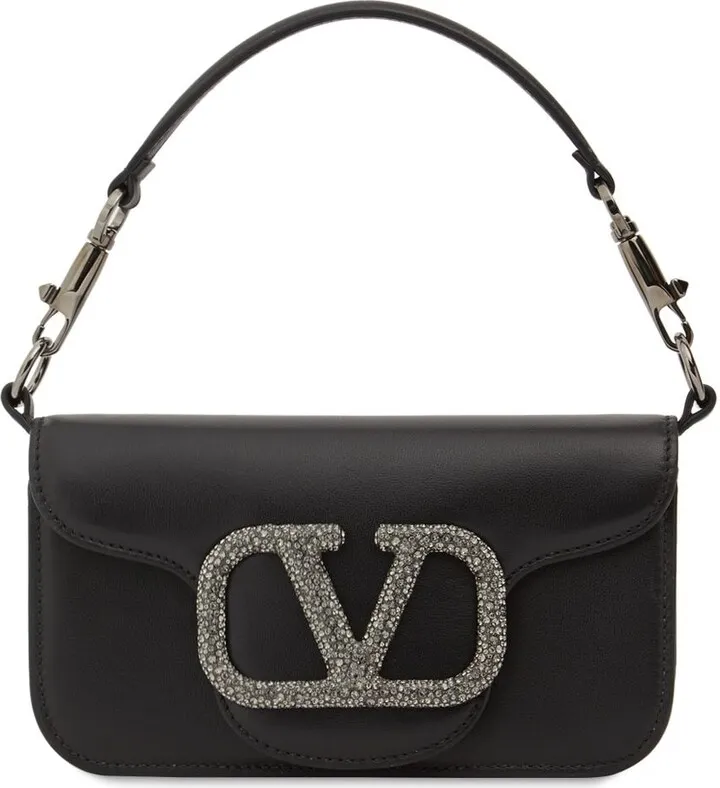SM Locò embellished logo & leather bag
