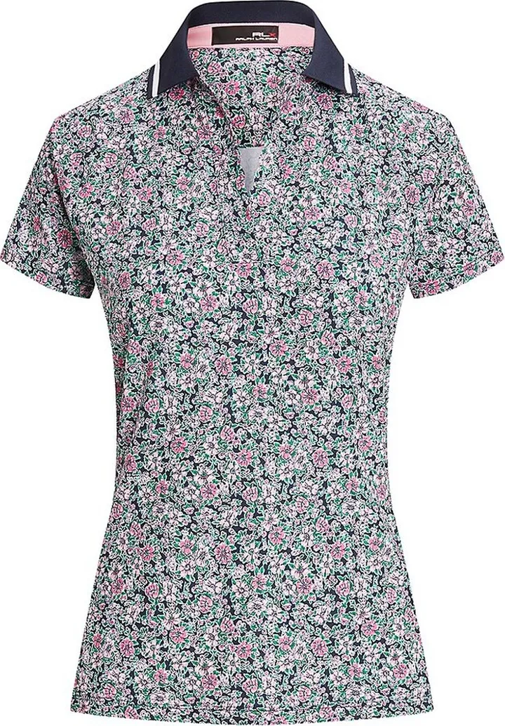 Floral Performance Polo Shirt