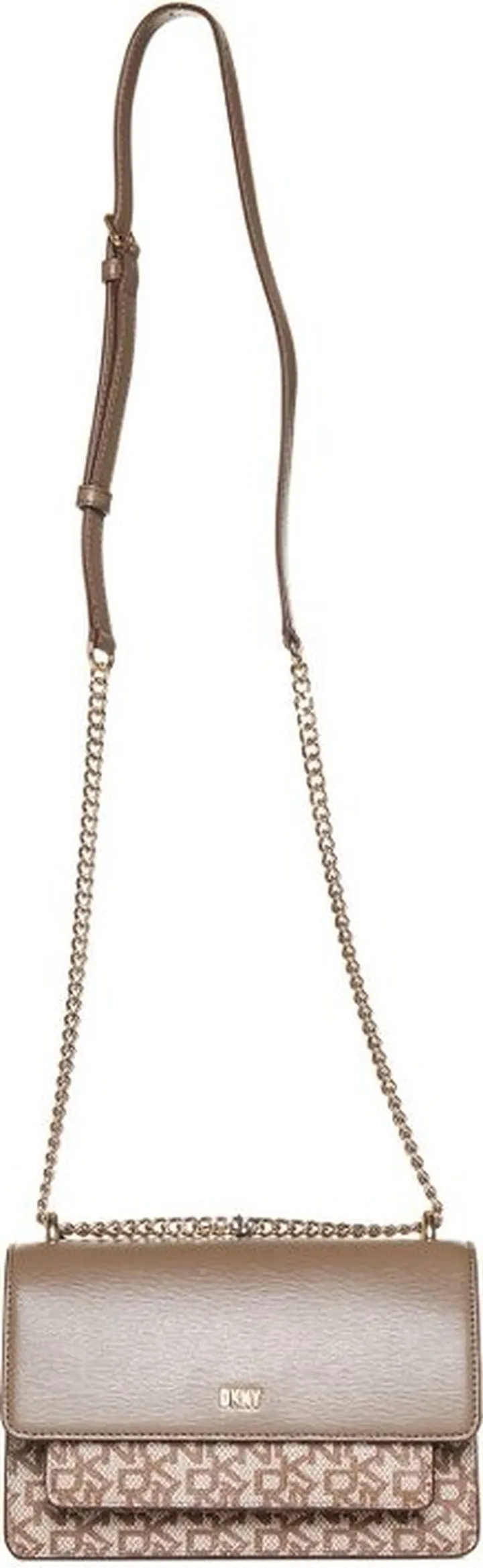 DKNY Monogram Chain Linked Shoulder Bag